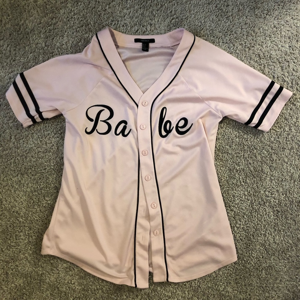 Forever 21 babe baseball jersey